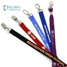 Free sample promotional bulk cheap plain color adjustable 12mm blank para sublimation lanyard with logo custom